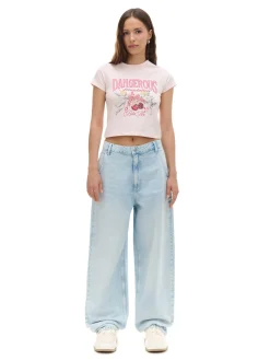 Cropp Jeansy*Jasne jeansy skater błękitny