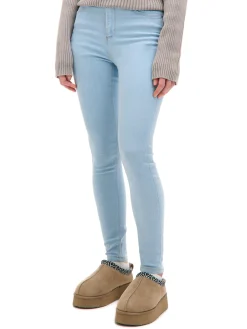 Cropp Jeansy*Jasne jeansy skinny push up niebieski