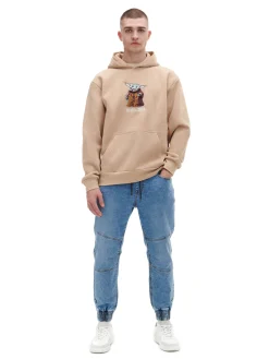 Cropp Jeansy*Jasnoe jeansowe joggery niebieski