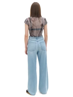 Cropp Jeansy*Jasnoe jeansy baggy niebieski