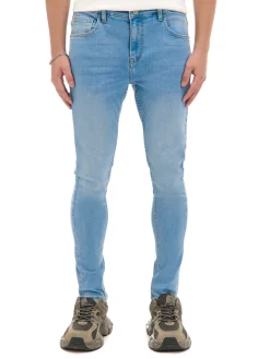 Cropp Jeansy*Jasnoe jeansy skinny niebieski