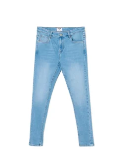 Cropp Jeansy*Jasnoe jeansy skinny niebieski