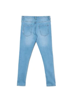 Cropp Jeansy*Jasnoe jeansy skinny niebieski