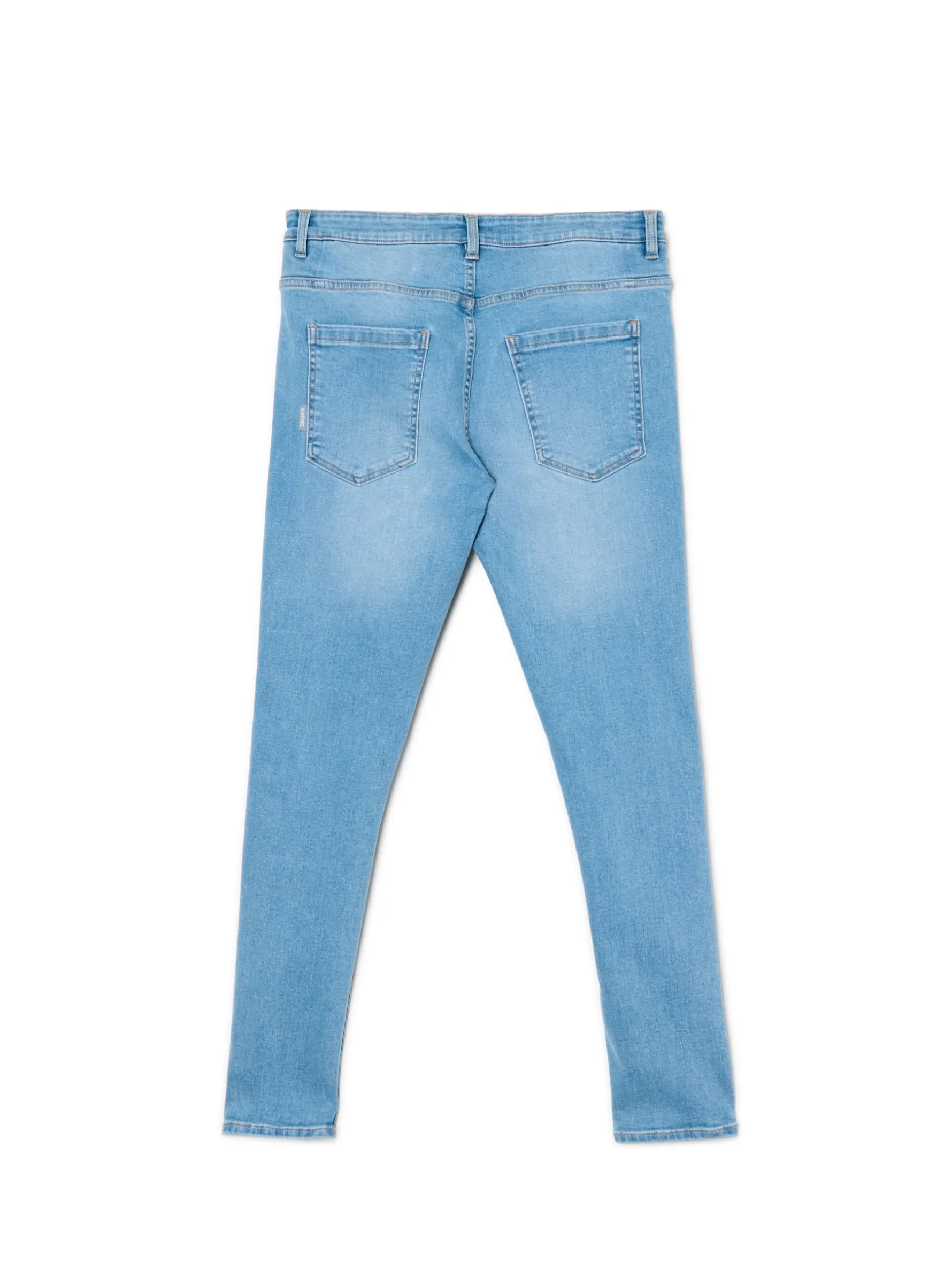 Cropp Jeansy*Jasnoe jeansy skinny niebieski