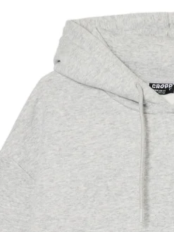 Cropp Bluzy|Sety*Jasnoszara bluza regular z kapturem jasnyszary