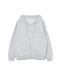 Cropp Bluzy*Jasnoszara rozpinana bluza oversize jasnyszary