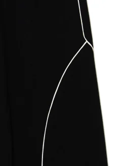 Cropp Spodnie*Jasnoszare dresowe joggery z naszywkami czarny