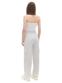 Cropp Spodnie*Jasnoszare spodnie dresowe jasnyszary