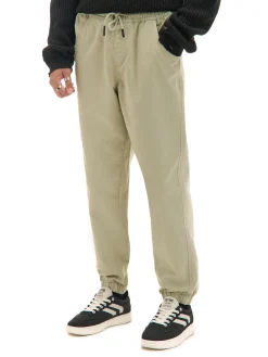 Cropp Spodnie*Jasnozielone dresowe joggery loose zielony