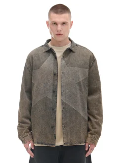 Cropp Denim|Koszule*Jeansowa koszula vintage szary