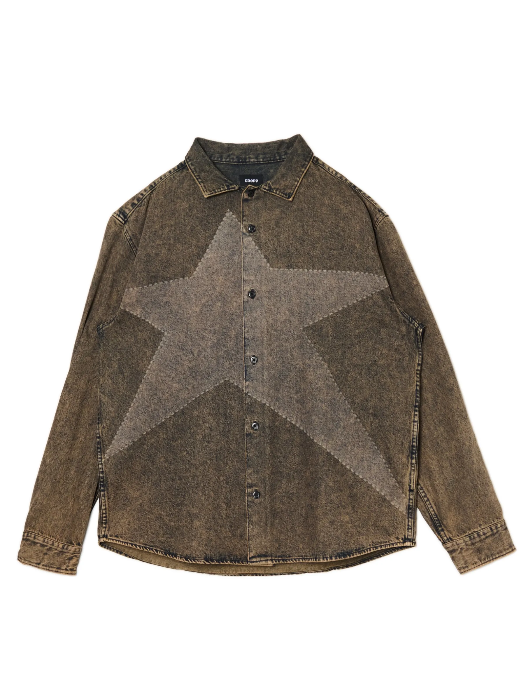 Cropp Denim|Koszule*Jeansowa koszula vintage szary