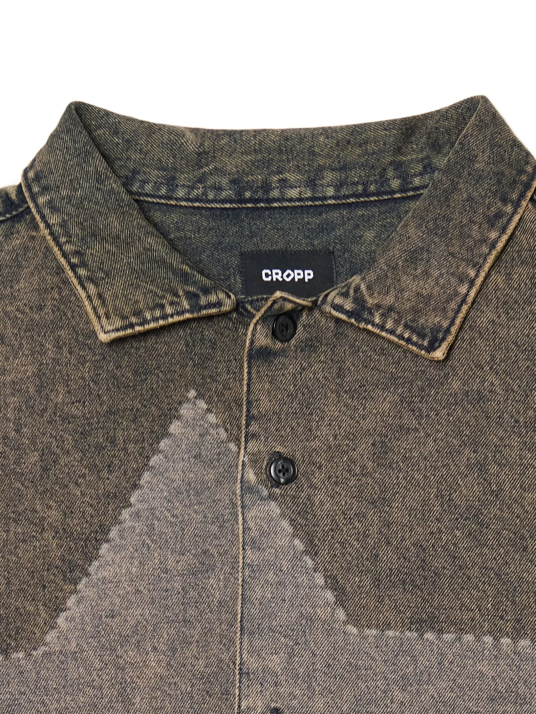 Cropp Denim|Koszule*Jeansowa koszula vintage szary