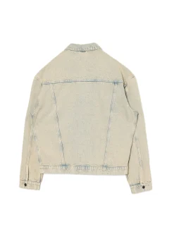 Cropp Denim|Sety*Jeansowa kurtka katanka oversize jasnyszary