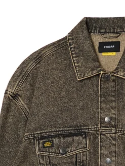 Cropp Kurtki, Płaszcze|Denim*Jeansowa kurtka katanka oversize brązowy