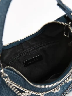 Cropp Torby, Plecaki*Jeansowa torebka z łańcuszkiem niebieski