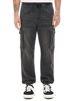 Cropp Jeansy*Jeansowe joggery szary