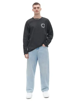 Cropp Jeansy|Baggy*Jeansy baggy niebieski