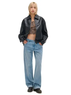 Cropp Jeansy*Jeansy baggy w stylu vintage niebieski