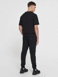 Cropp Jeansy*Jeansy jogger cargo czarny