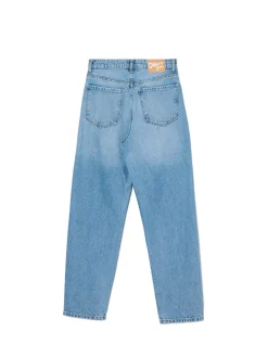 Cropp Jeansy*Jeansy mom z wysokim stanem niebieski