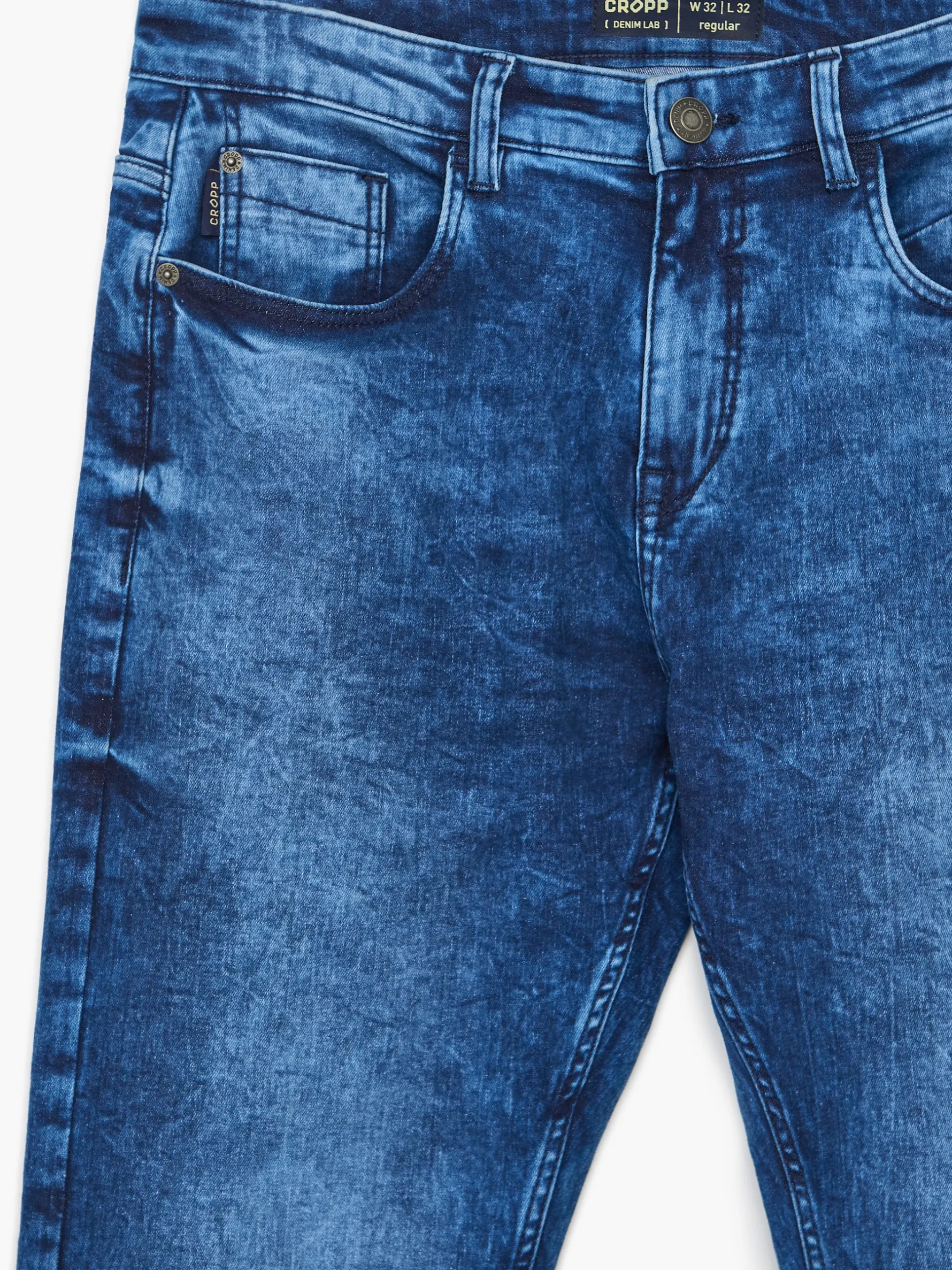 Cropp Jeansy*Jeansy męskie klasyczne niebieski