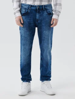 Cropp Jeansy*Jeansy męskie klasyczne niebieski