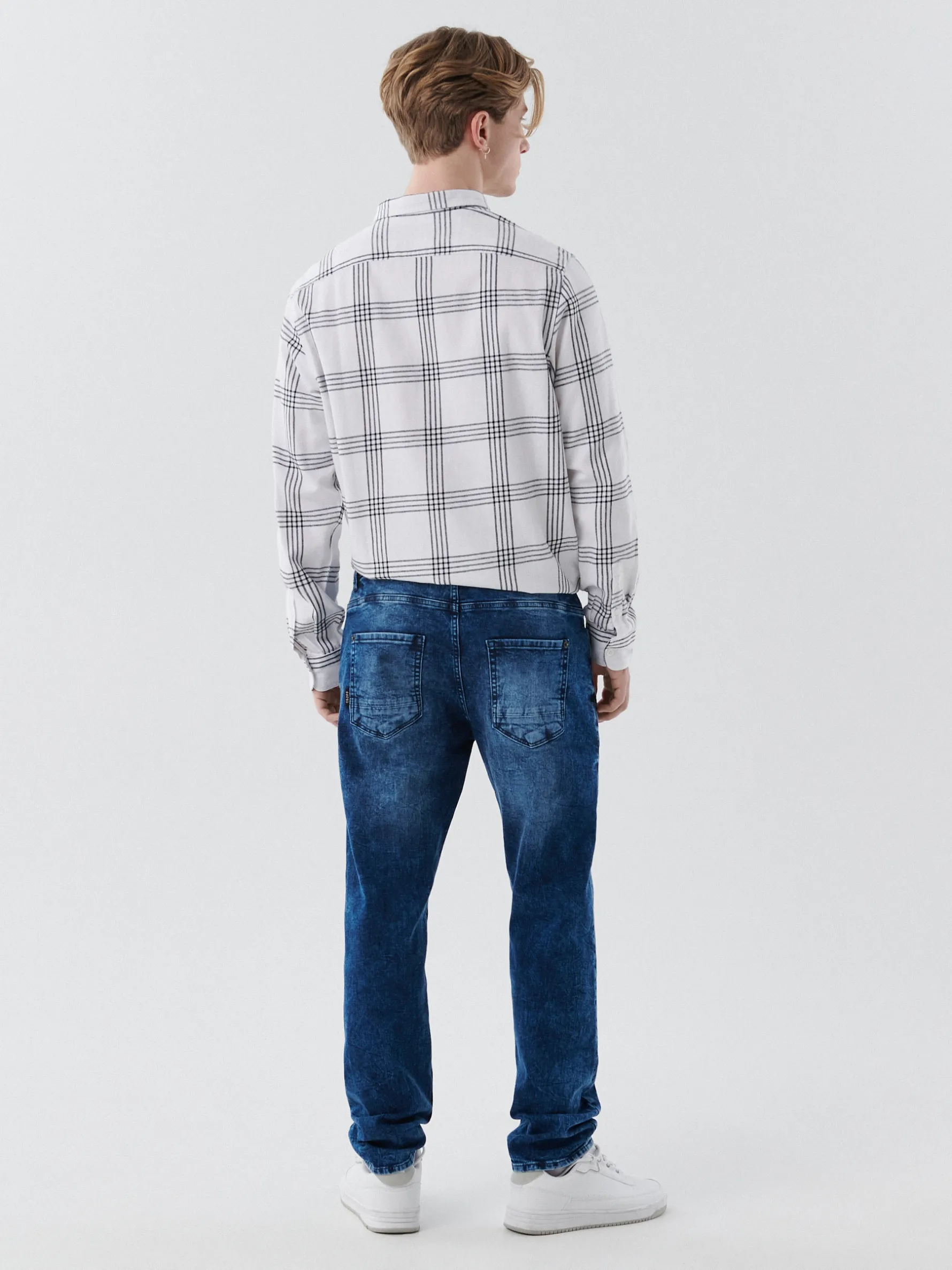 Cropp Jeansy*Jeansy męskie klasyczne niebieski