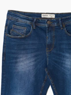 Cropp Jeansy*Jeansy męskie slim fit granatowy