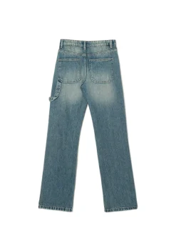 Cropp Jeansy*Jeansy straight w stylu retro niebieski