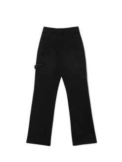 Cropp Jeansy*Jeansy straight w stylu retro czarny