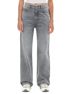 Cropp Jeansy*Jeansy straight z wysokim stanem jasnyszary