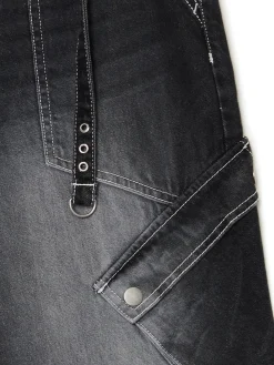 Cropp Jeansy*Jeansy super baggy czarny