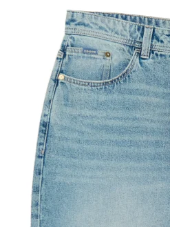 Cropp Jeansy|Baggy*Jeansy super baggy niebieski