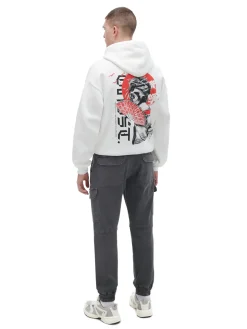 Cropp Spodnie*Joggery cargo jasnyszary