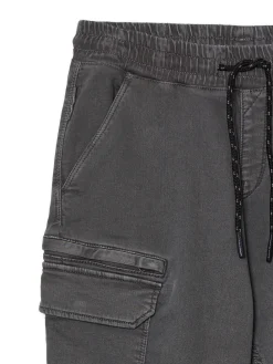 Cropp Spodnie*Joggery cargo jasnyszary