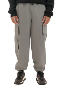 Cropp Spodnie*Joggery loose z kieszeniami cargo szary