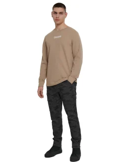 Cropp Spodnie*Joggery z kieszeniami cargo szary