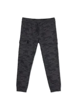 Cropp Spodnie*Joggery z kieszeniami cargo szary