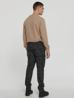 Cropp Spodnie*Joggery z kieszeniami cargo szary