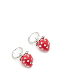 Cropp Biżuteria*Kolczyki truskawki czerwony