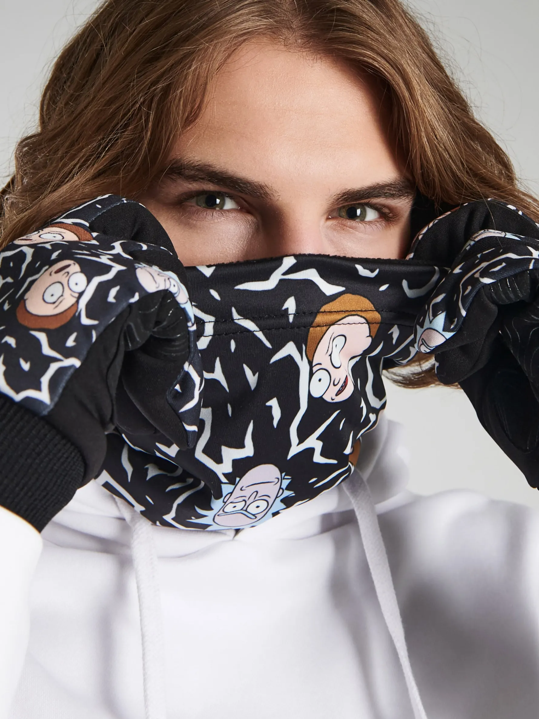 Cropp Kominy, Szaliki*Komin Rick and Morty czarny