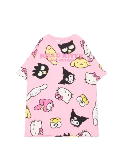 Cropp Piżamy*Koszula nocna Hello Kitty & Friends różowy