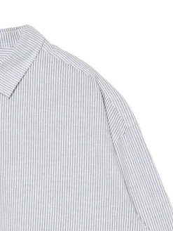 Cropp Koszule*Koszula z długim rękawem w pionowe paski jasnyszary