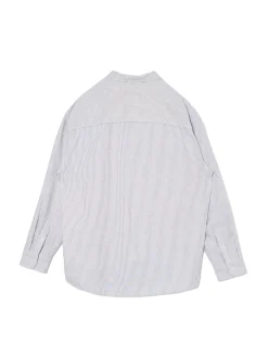 Cropp Koszule*Koszula z długim rękawem w pionowe paski jasnyszary