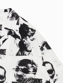 Cropp Koszule*Koszula z nadrukiem Pop Smoke biały