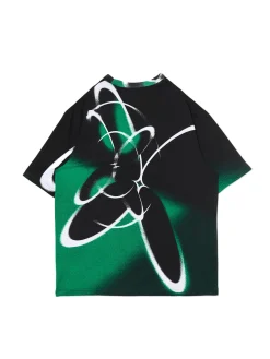 Cropp Koszulki*Koszulka comfort z nadrukiem all over zielony