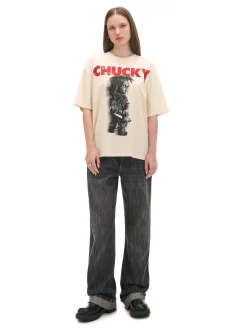 Cropp Unisex|Unisex*Koszulka Laleczka Chucky UNISEX beżowy