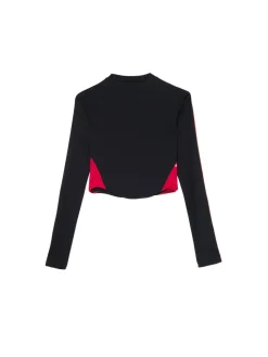 Cropp Koszulki, Topy*Koszulka longsleeve z racingowym nadrukiem czarny