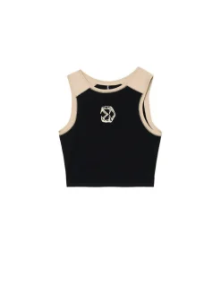 Cropp Koszulki, Topy*Koszulka na szerokich ramiączkach czarny