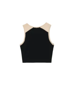 Cropp Koszulki, Topy*Koszulka na szerokich ramiączkach czarny